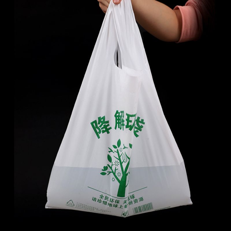 Borsa della spesa completamente degradabile, borsetta di protezione ambientale